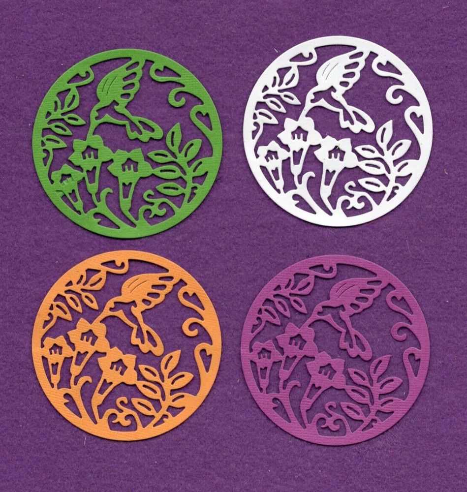 HUMMING BIRD # 7 die cuts scrapbook cards
