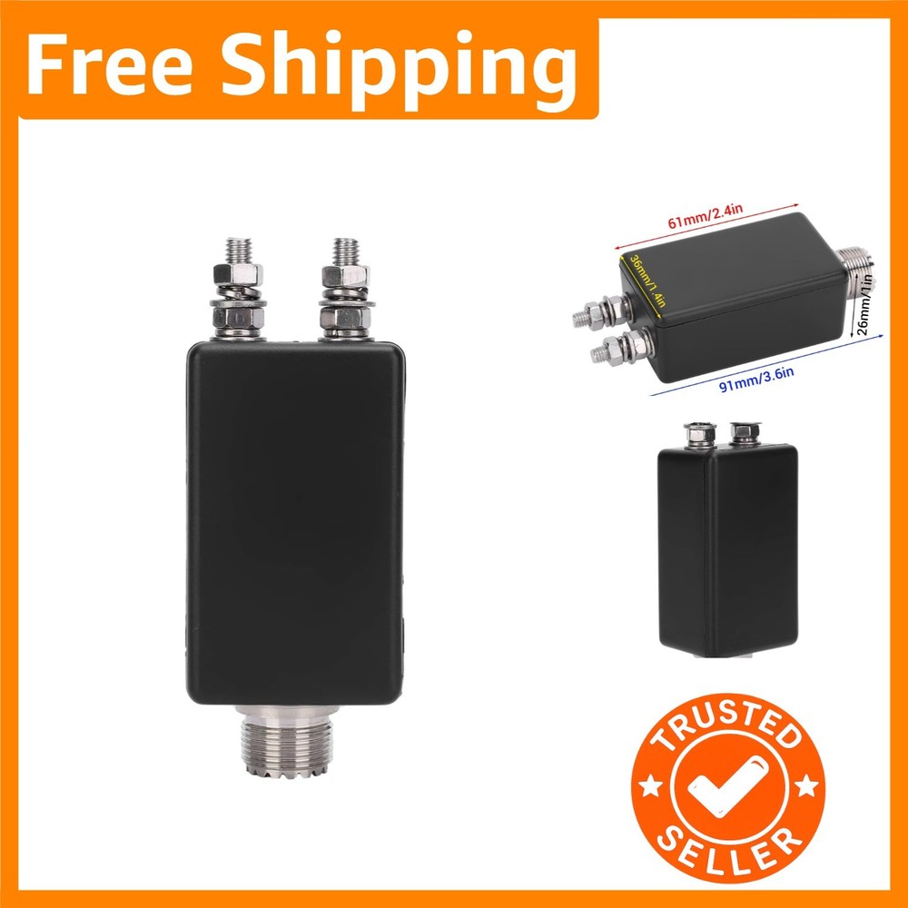 Durable RF Mini Balun - Lightweight Plastic Shell for Enhanced Radio Performance