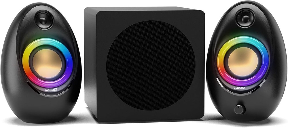 computer speakers with subwoofer bluedee