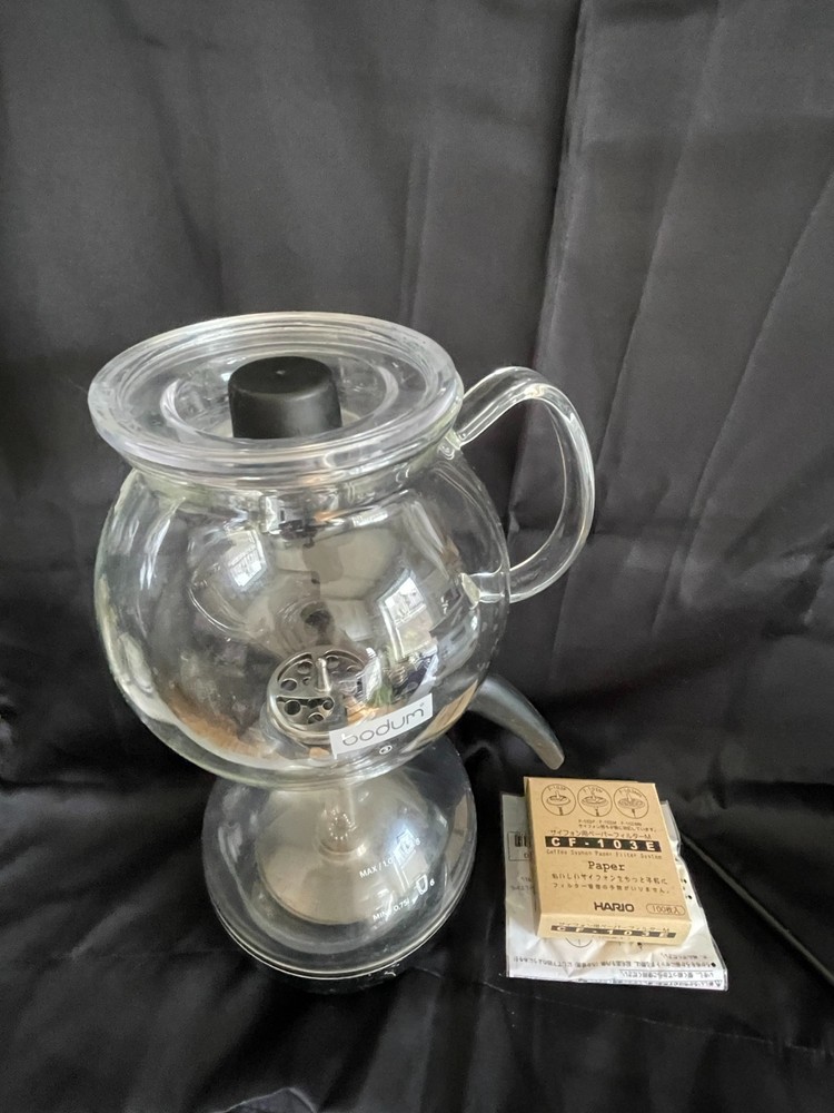 Bodum 34oz ePebo Siphon Electric Coffee Maker (Missing Charging Base)