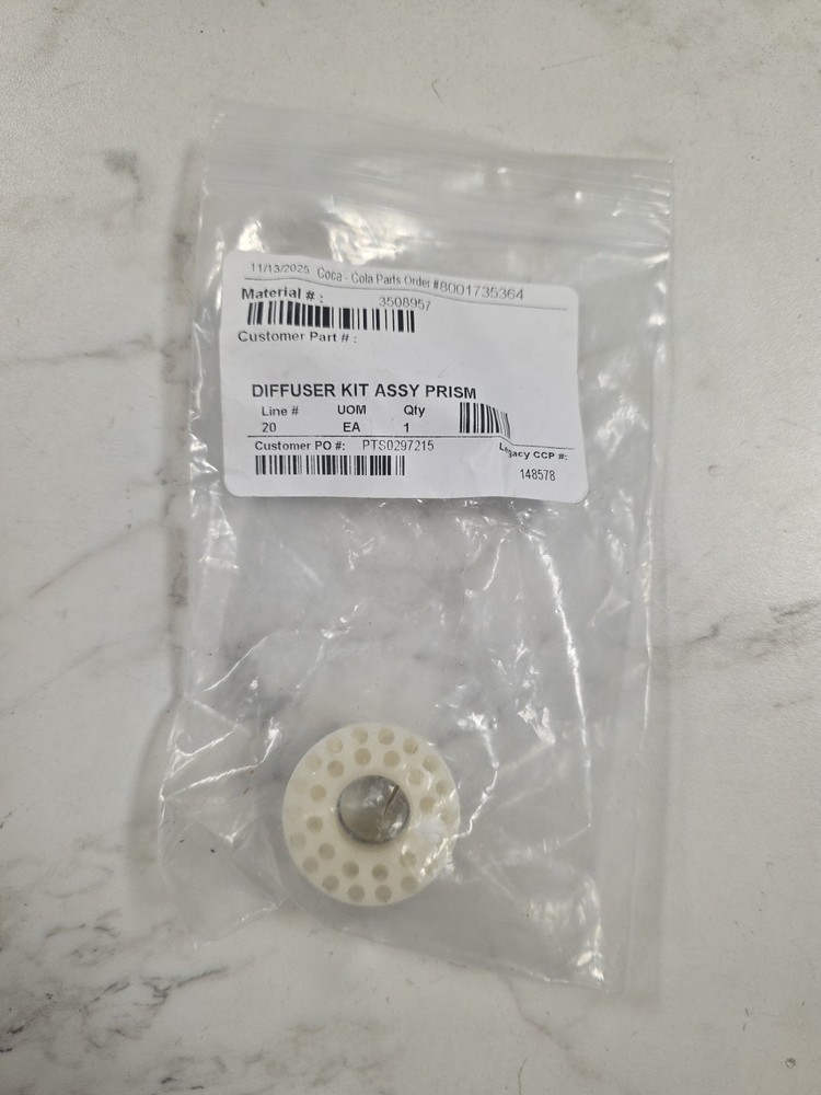 Cornelius Kit Diffuser Assembly Prism