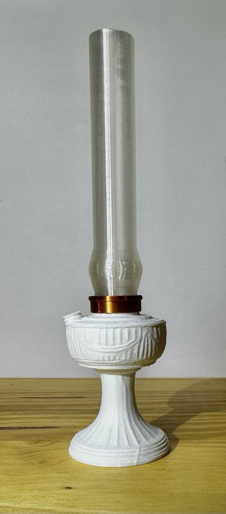 White Aladdin Lincoln Drape 3-D printed