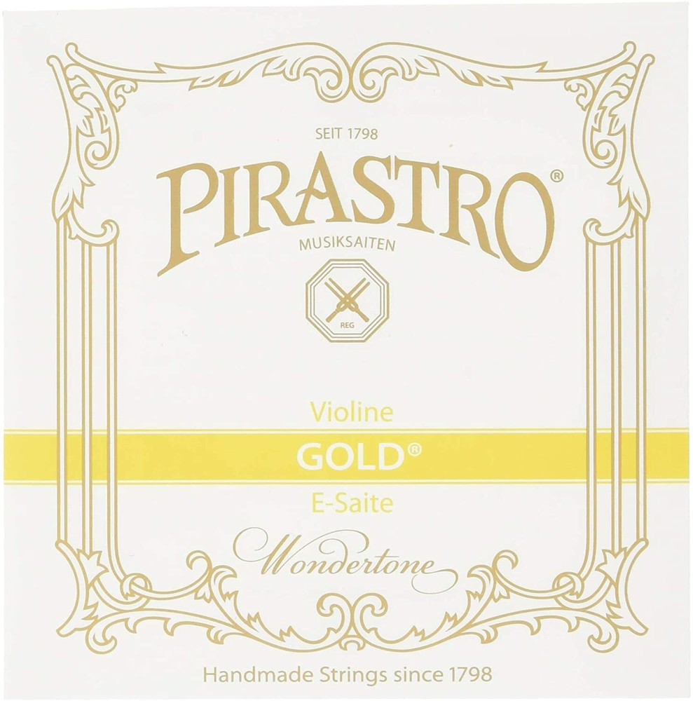 PIRASTRO Gold E line loop end Gold violin string E3158 (2 Set)