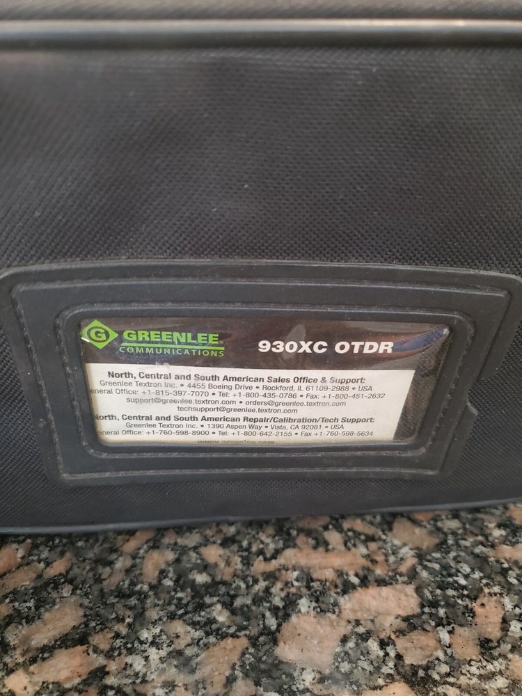Greenlee 930XC-20C Optical Time-Domain Reflectometer