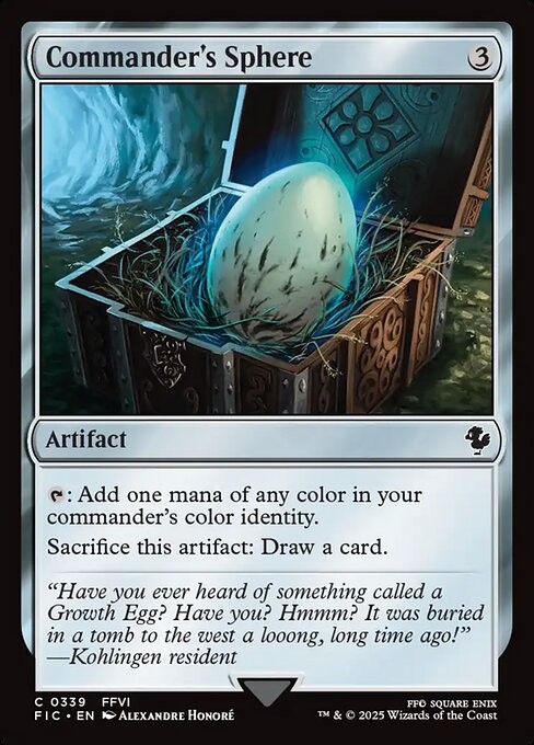 Commander's Sphere 339 C Normal FIC MTG NM