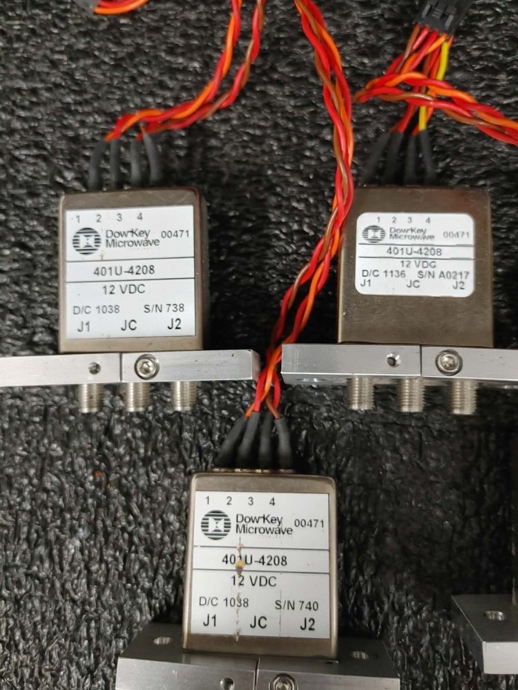 Dow Key Microwave 401U-4208 12VDC RF Switch SPDT SMA Connector