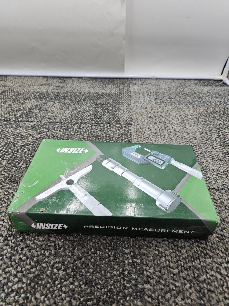 INSIZE 3227-E112 Three Points Internal Micrometer, 0.0002" Graduation, 1" - 1.2"
