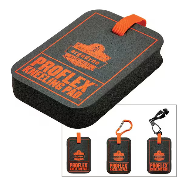 Proflex Black Mini Kneeling Pad with Grabber