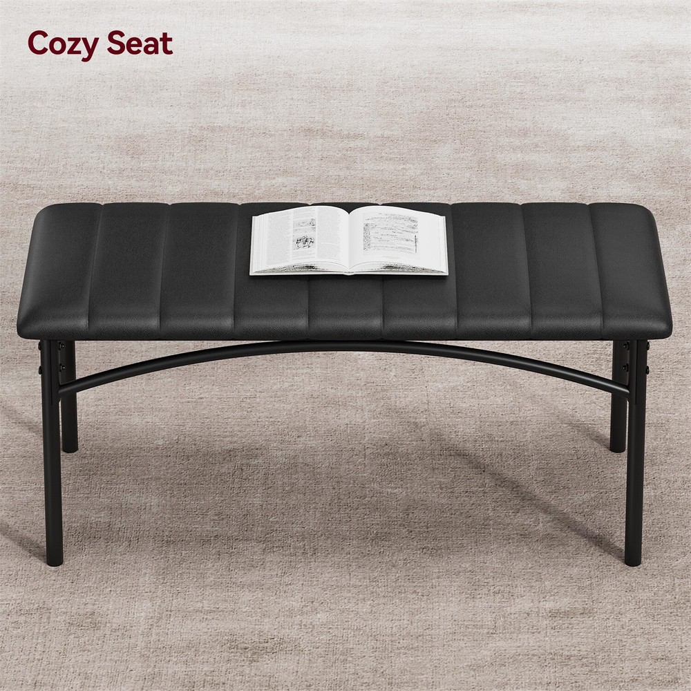 🔥Dining Table Set for 4 Kitchen Table W/Upholstered Chairs and Bench Rectangula