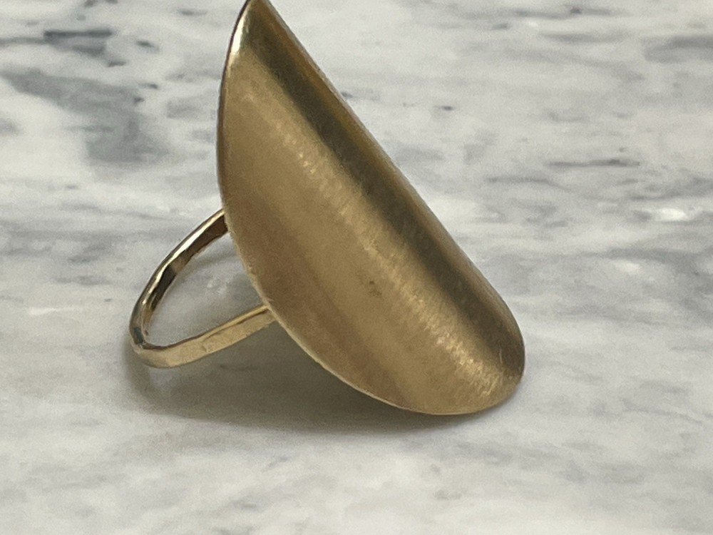 West Texas Handmade Smooth Copper Statement Ring 7 Artisan Boho unique original