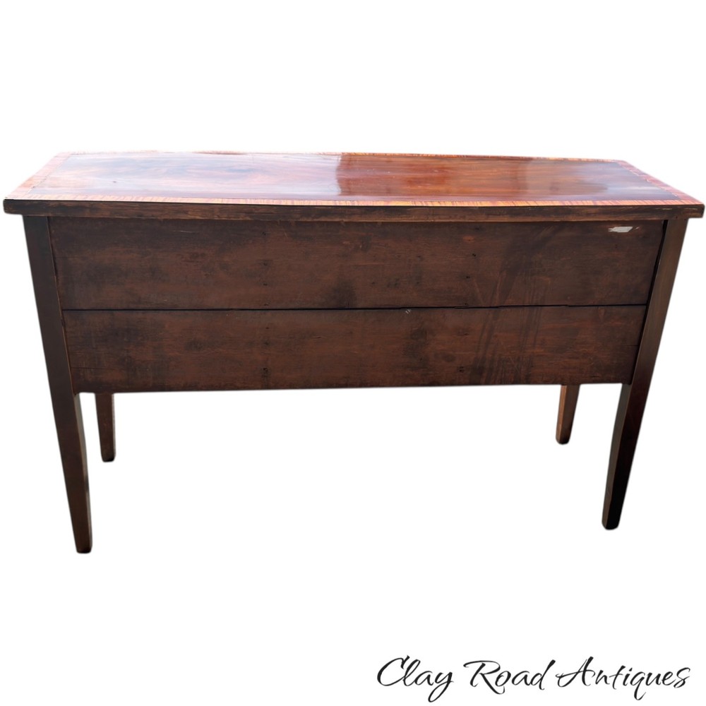 Antique Brandy board server mahogany inlaid Hepplewhite sideboard