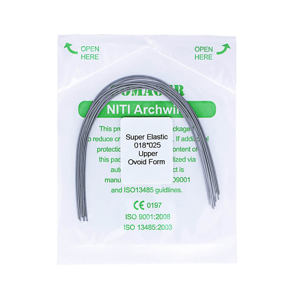 30×Dental Orthodontic Super Elastic Ni-Ti Arch Rectangular Wire Oval 18×25 Upper