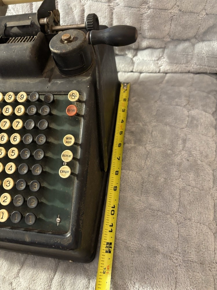 Burroughs Vintage Adding Machine In WORKING Condition