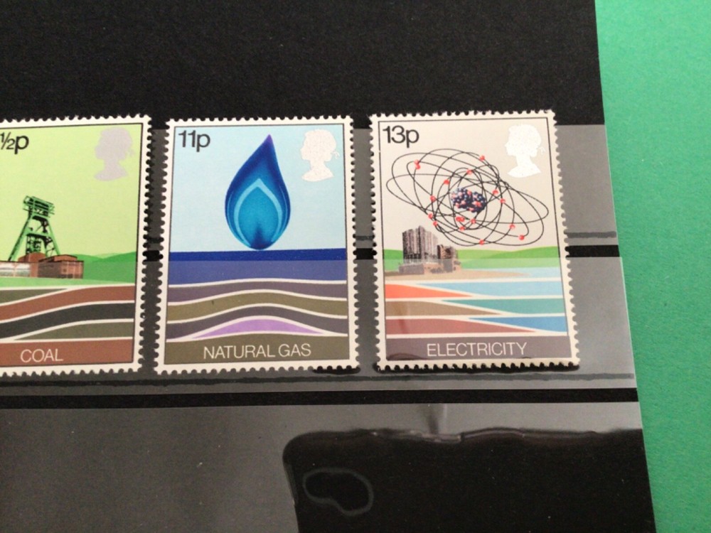 Energy sources Great Britain mint never hinged stamps A12200
