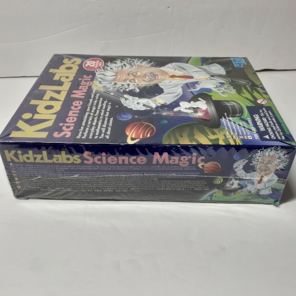 Science Magic 20 Fun Science Tricks KidzLabs 4M New