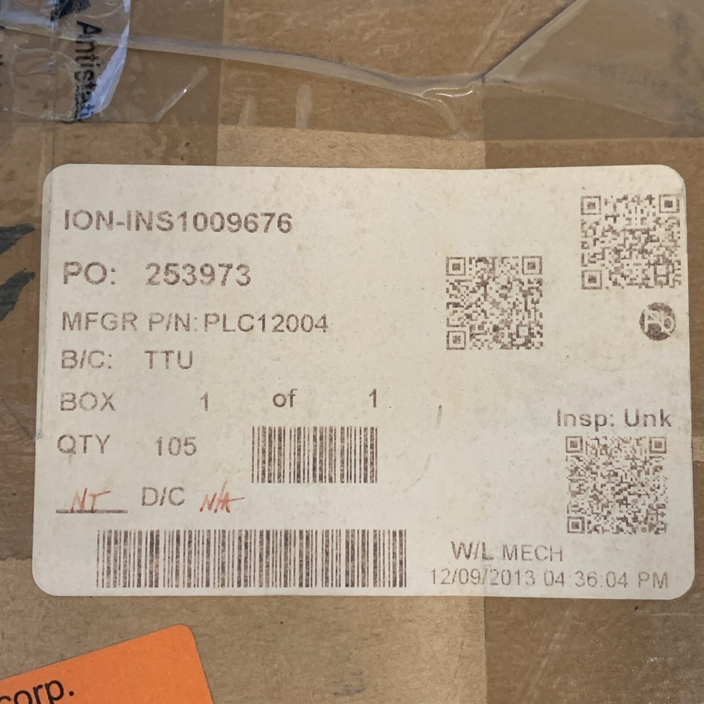 (6-Pack) CPC Colder PLC12004 Quick Disconnect Panel Mount Coupling Body 1/4 PTF