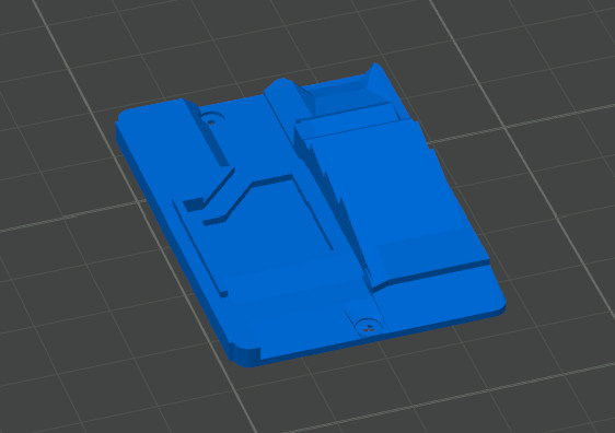 PSP 2000/3000 battery tray with microSD storage for battery modification fix.