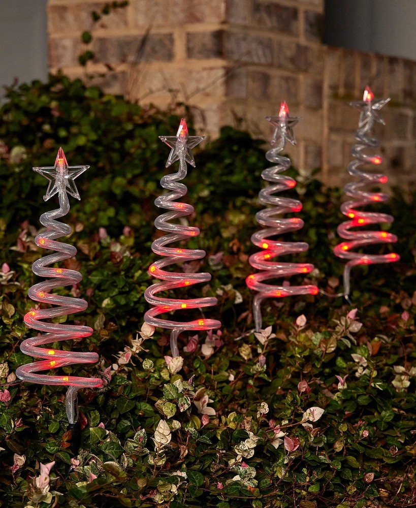 Vivvi App-Based Customizable, Color-Changing 24" Christmas Tree Path Lights - Se
