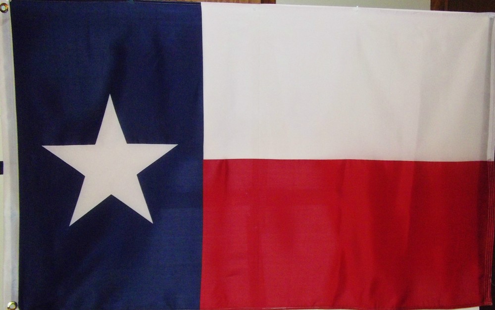 TEXAS STATE FLAG 3' X 5' POLYESTER - LONESTAR BANNER