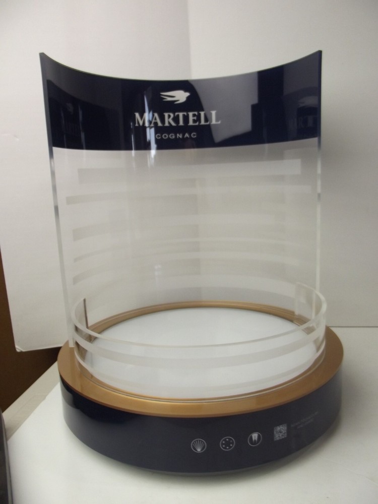 Martell CONGAC LED Illumination Bottle Glorifier Display Flashing Pulse Blue