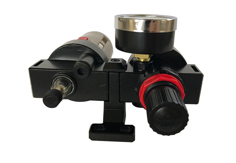 Combo Air System Accessories 1/2in NPT Air Line Piggyback Regulator/Filter