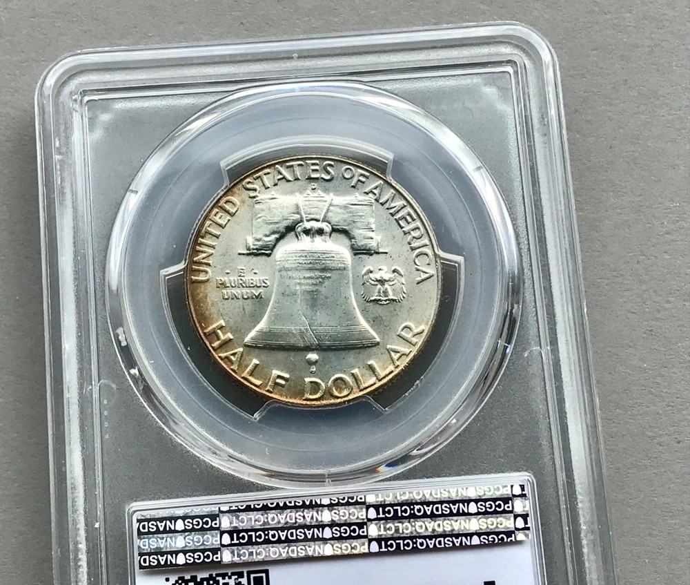 1962D Franklin Half PCGS MS64FBL