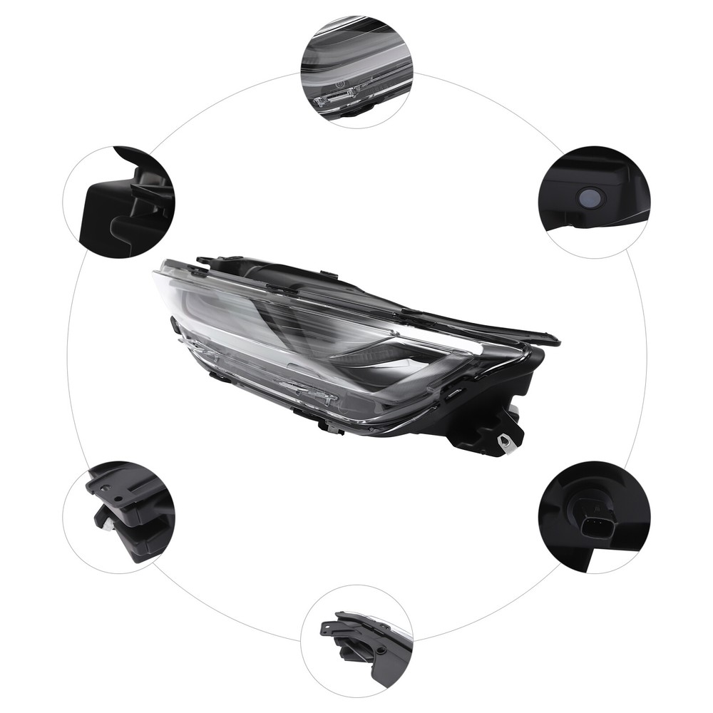 For 2019 2020 2021 2022 Chevrolet Blazer Left Driver Side Headlight Front Lamp