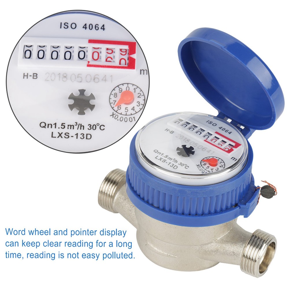 High-Quality 15mm Cold Water Meter for Home Usage WT