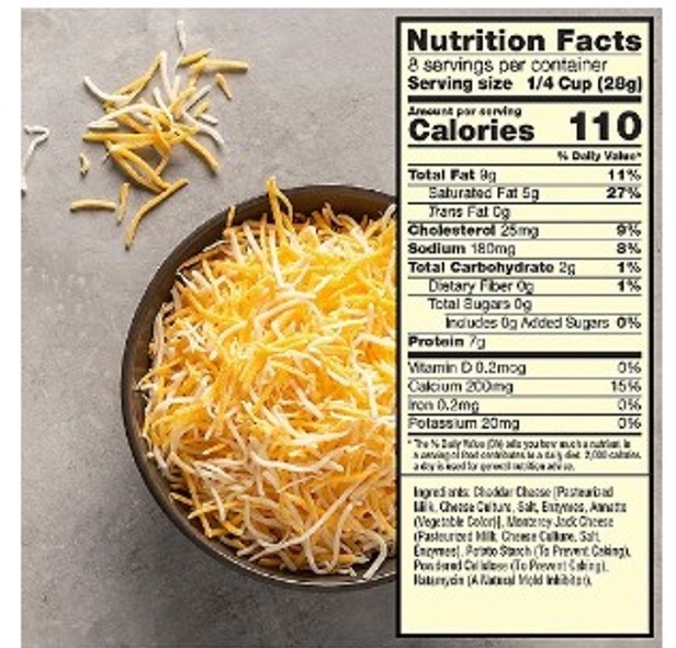 Sargento Cheddar Jack Shredded Cheese, 8 oz (2 Pack)