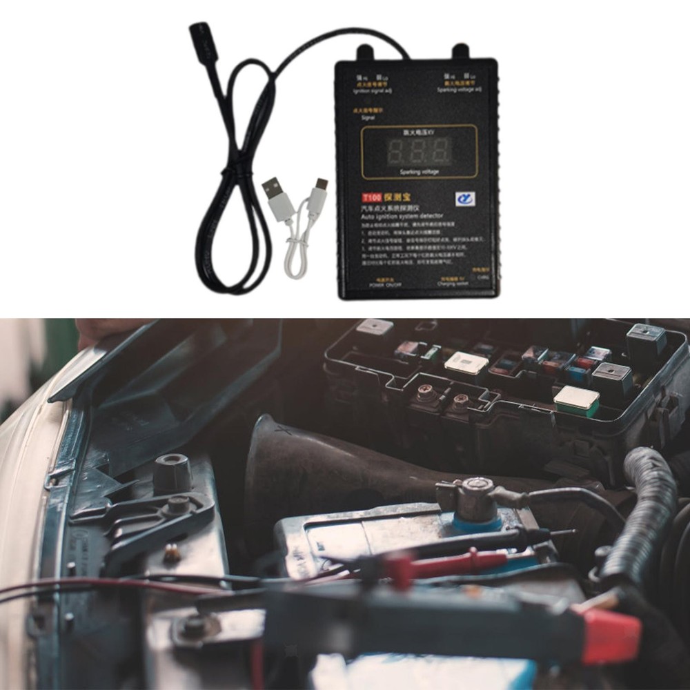 Coil Ignition Test Tool Car Ignition Tester Engine Ignition Analysis Instrument