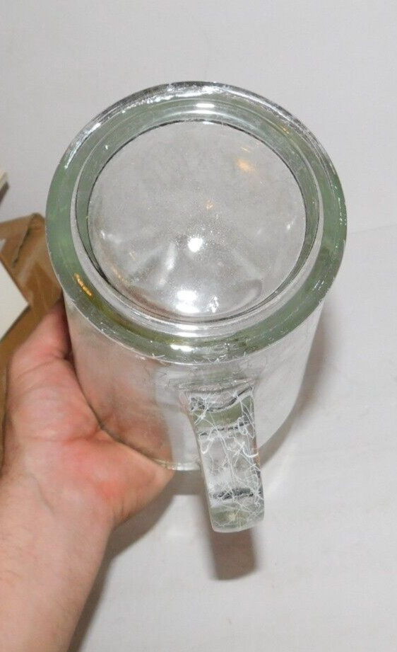 NEAT VINTAGE SPAGHETTI STRING GLASS PITCHER
