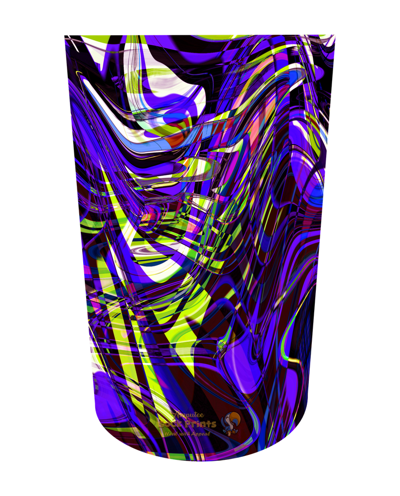 Stump Sock, Bold rich pattern V1, 3ply shrinker amputee sock