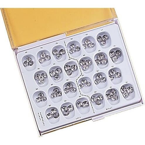 First Permanent Molar Stainless Steel, Lower Left, 89, 3/Pkg