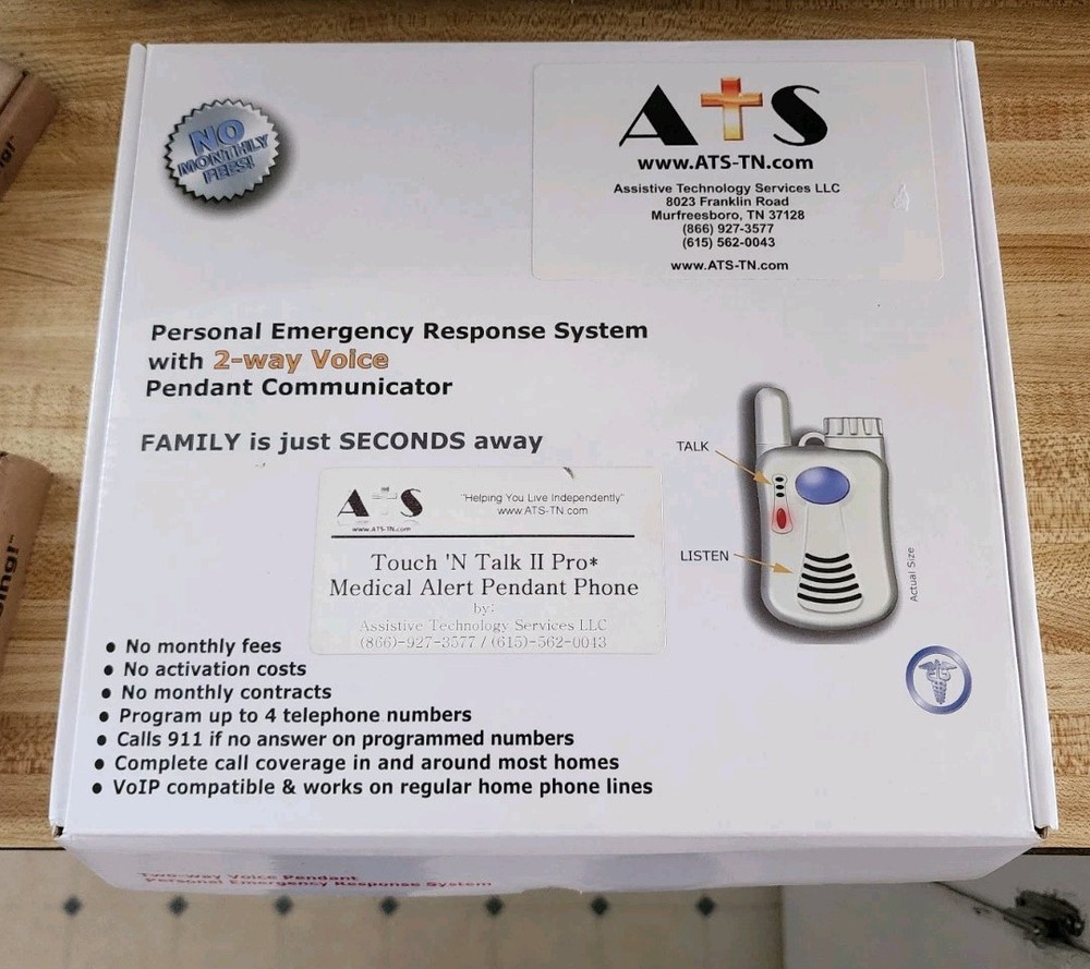 Assistive Technology Services Personal Emergency Response System Used