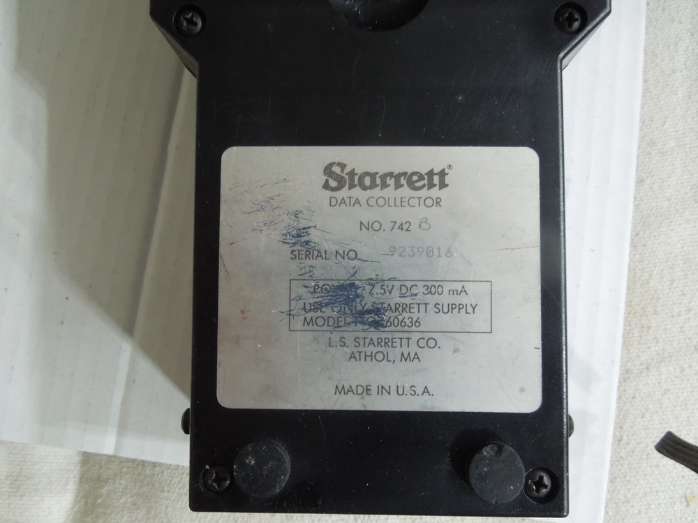 Starrett 742 Data Collection System