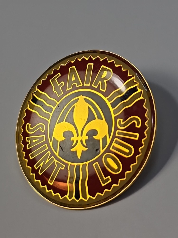Fair Saint Louis Lapel Pin Fleur de Lis Logo