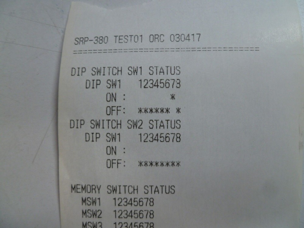 BIXOLON SRP-380 SRP 380 DIRECT THERMAL PRINTER RECEIPT PRINTER - USED