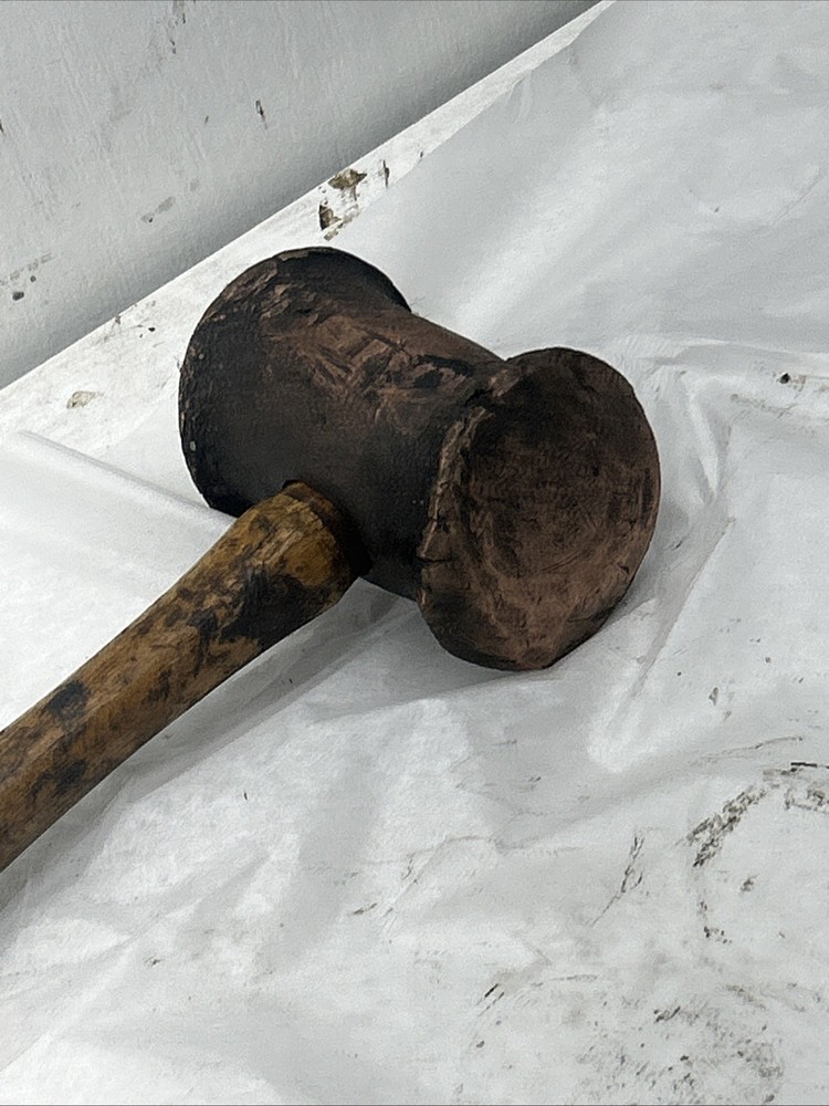 Vintage Copper Mallet, 5.5# Copper Hammer