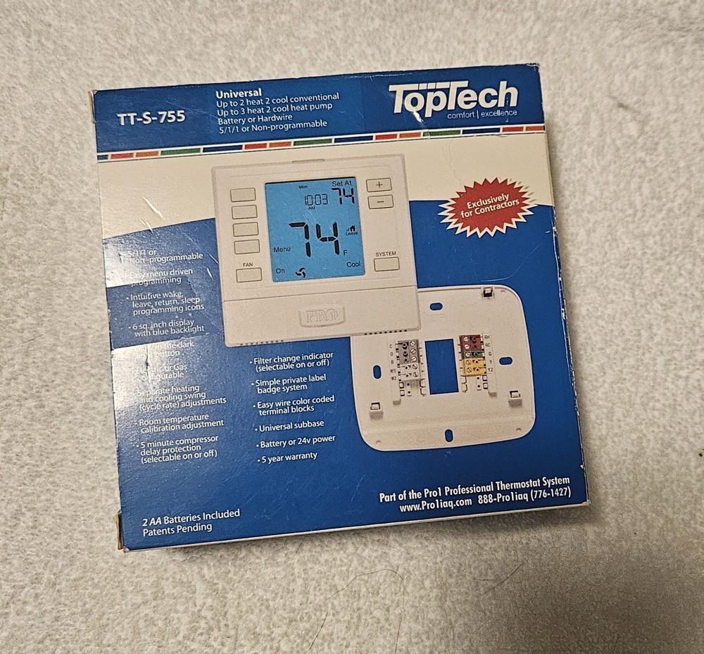 Toptech Thermostat