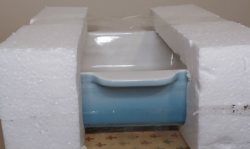 Koov Blue Square Ceramic Bakeware Baking Dish Casserole Lasagna Pan 9"