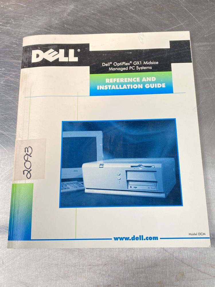 Dell Optiplex GX1 Midsize Managed PC Systems - Users Manual / Instructions Book