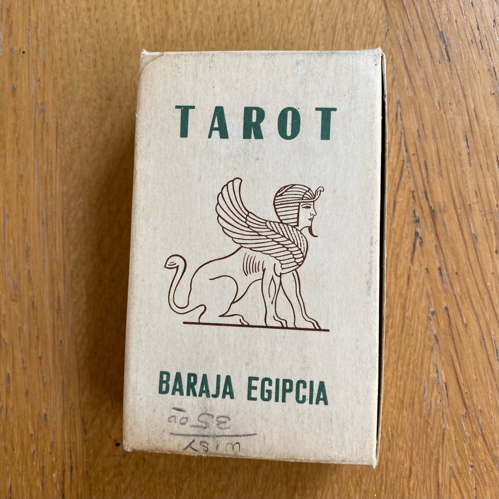 Vintage Baraja Egipcia Tarot Deck