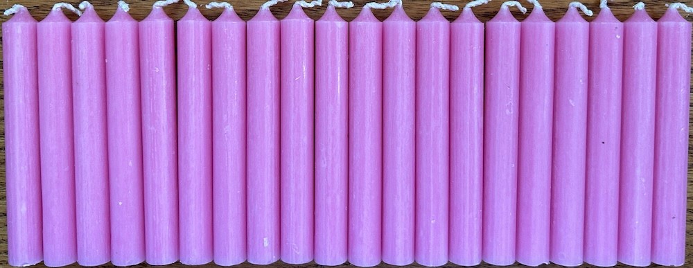20 Pink Chime (Mini Taper) Ritual Spell Candles!