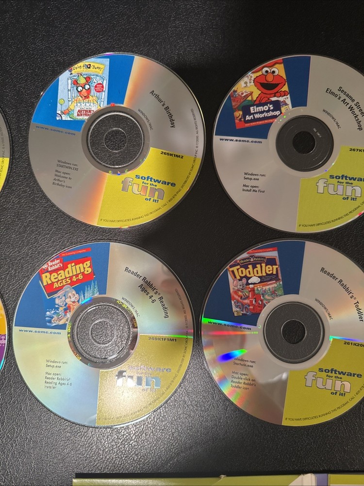 SOFTWARE FOR THE FUN OF IT 6 Discs for Computer