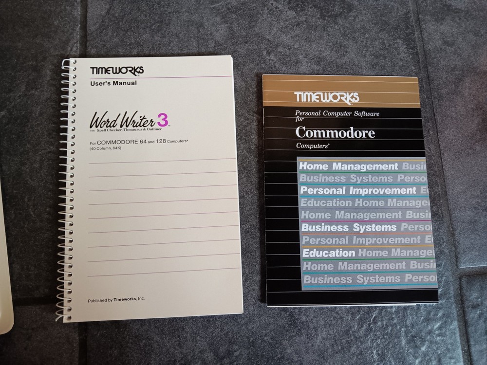 Commodore 64 Timeworks Word Writer 3 Computer Software Tested/Works