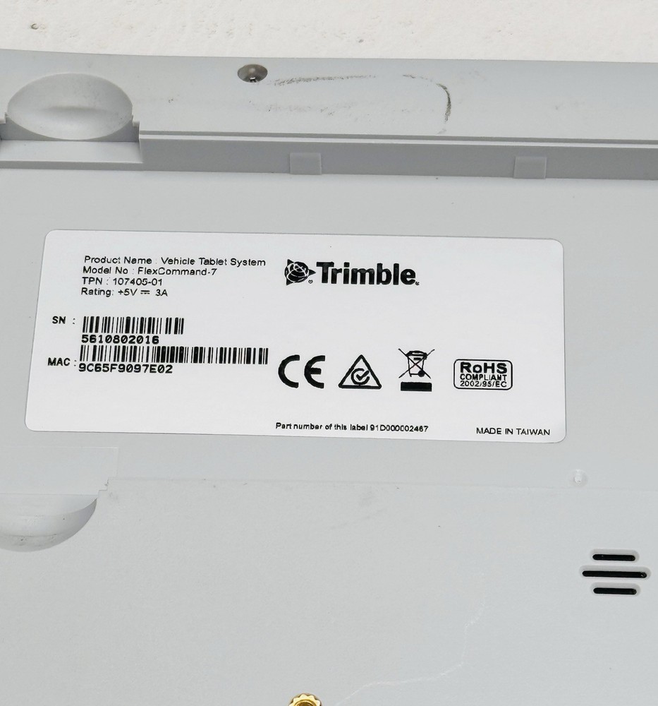 *AS-IS UNTESTED* Trimble Flex Command 7 Navigation UNIT ONLY