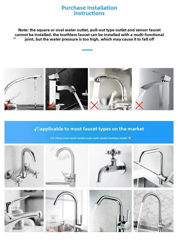 Instant Heating Faucet Water Tap Tankless Water Heater Electric Kitchen Faucet