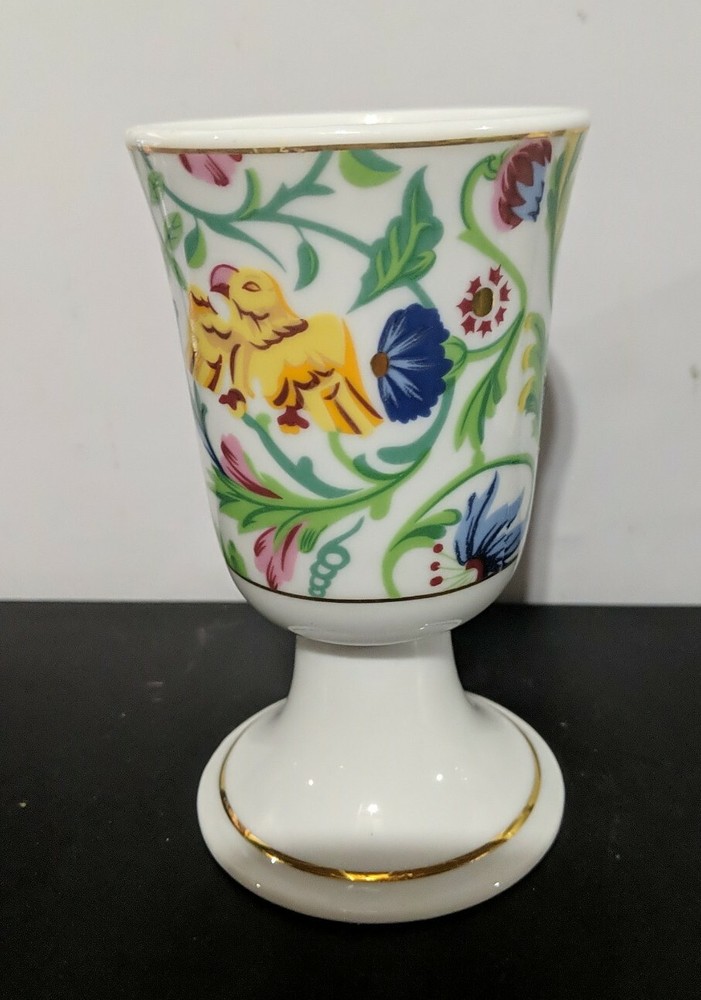 Porcelain Hebrew Wine Cup 4.75"