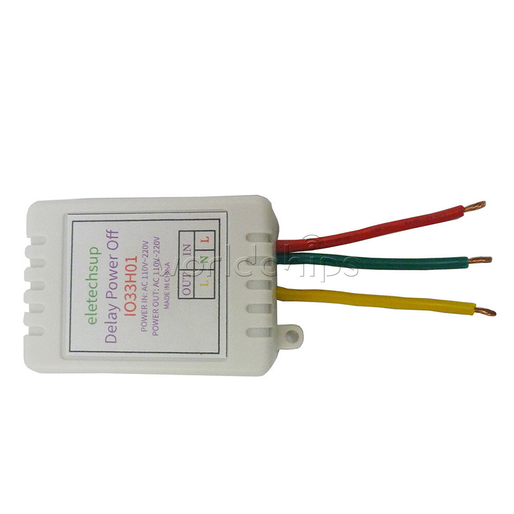 AC110-220V 7A 1-480min 16Mode Timer Adjustable Turn Off Delay Controller Module