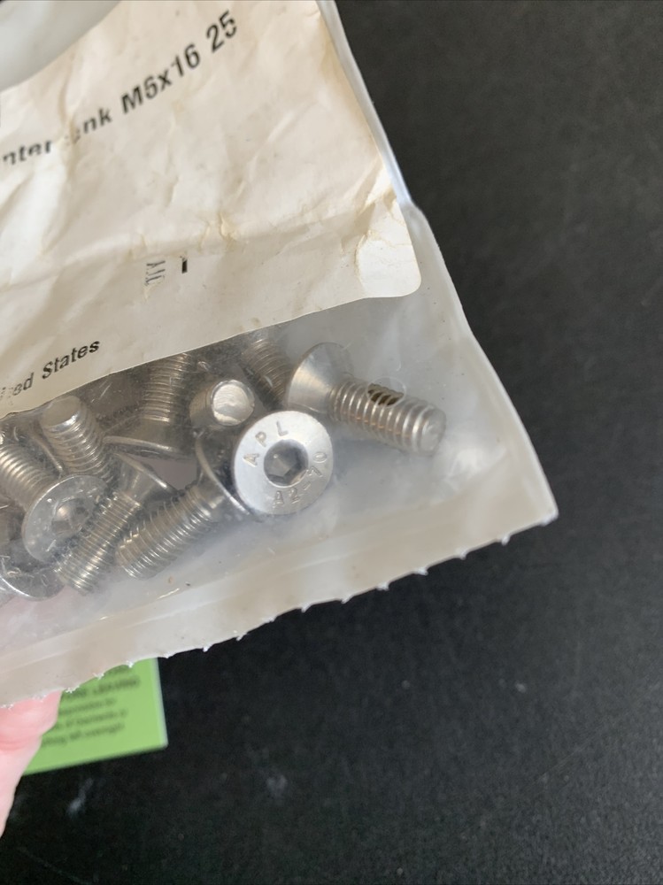 Rational Combi Steamer Replacement Part No.1006.1960 (25)Hex Socket Counter Sunk